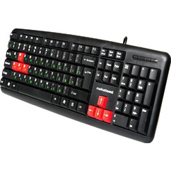 Клавиатура Nakatomi KN-02U Black-Red