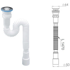 Сифон AV Engineering AVE129782