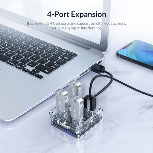 USB-хаб Orico MH4UC-U3-05-CR-BP