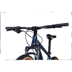 Велосипед Stark Router 27.3 HD р. 20 2025 (грозовой матовый/зеленый)