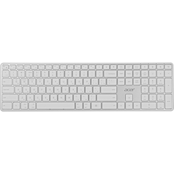Клавиатура Acer OKR301 ZL.KBDEE.015 белый/серебристый