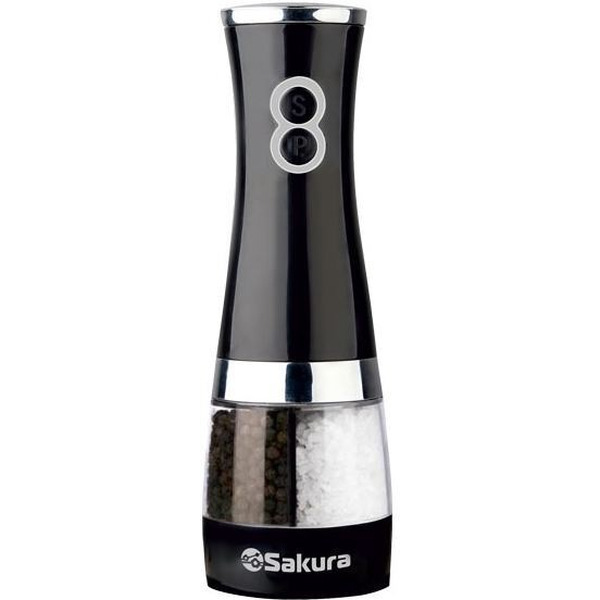 Мельница для соли и перца Sakura SA-6642BK