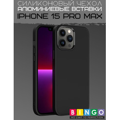 Бампер Bingo Metal для APPLE iPhone 15 Pro Max Черный