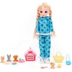 Кукла Полесье Даша в спортивном костюме + аксессуары 03090 (в коробке №3)