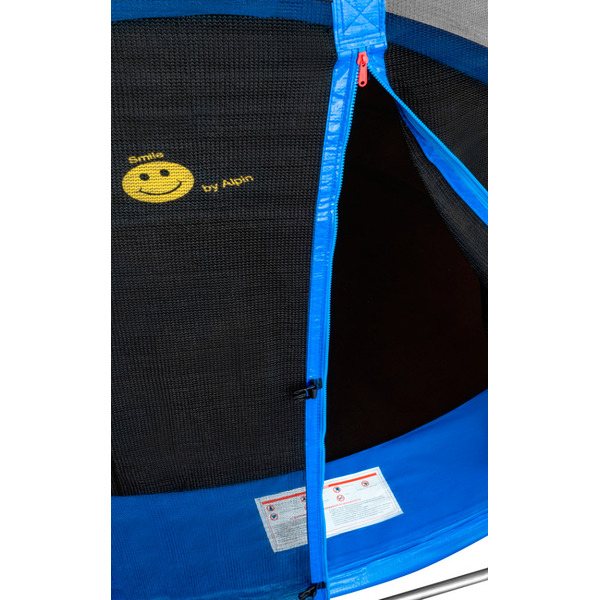 Батут Smile 8 ft STB-252 outside синий (с защитной сеткой и лестницей)