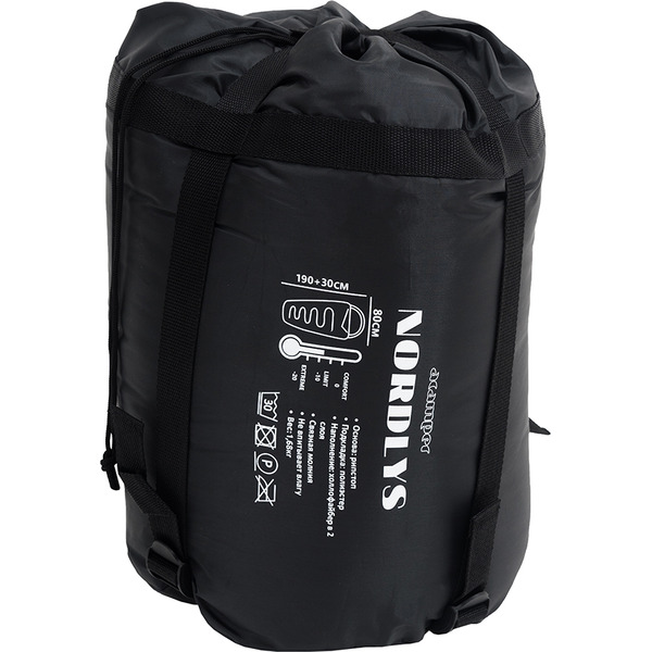 Спальный мешок Acamper Nordlys (красный/черный)