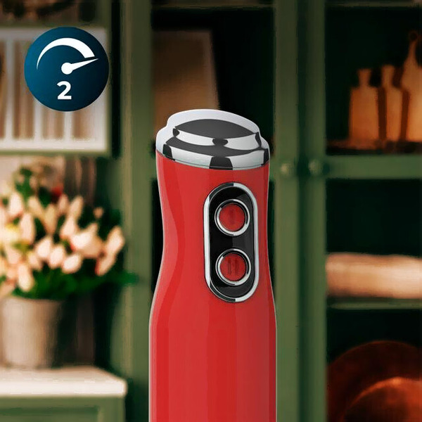 Блендер погружной Cecotec Power RetroRed 1200MAX