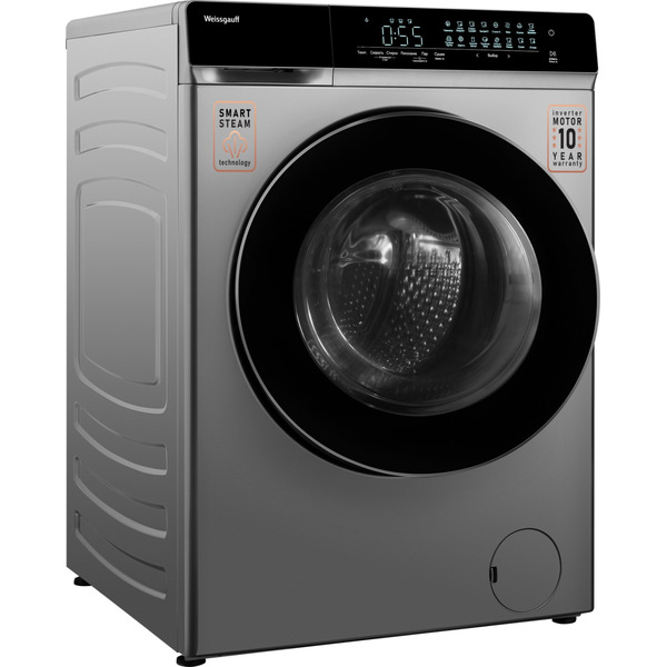 Стирально-сушильная машина WEISSGAUFF WMD 888 Touch Inverter Steam Silver