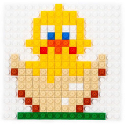 Конструктор Полесье Классик 73232 Мозаика №11 (домашние птицы)