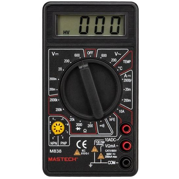 Портативный мультиметр MASTECH M838 13-2004