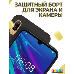 Бампер Bingo Liquid TPU для HUAWEI Y6 2019 Черный