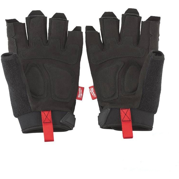 Перчатки рабочие с открытыми пальцами MILWAUKEE размер 11/XXL (48229744)