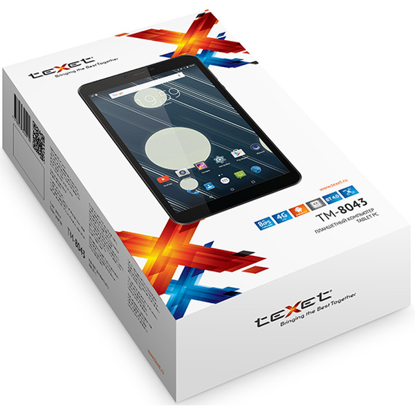 Планшет TEXET TM-8043 Графит