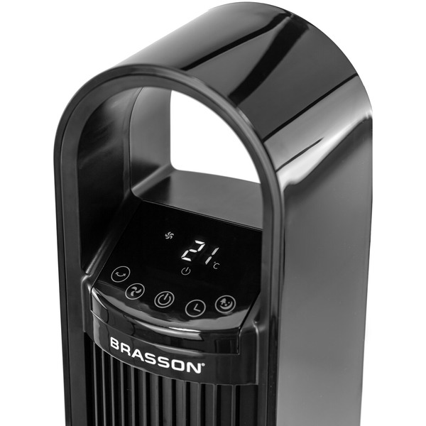 Вентилятор колонный черный BRASSON BTF08-B 457788