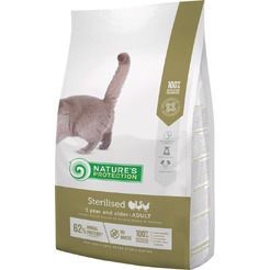 Сухой корм для кошек Nature's Protection Sterilised с птицей NPS45777 (7кг)