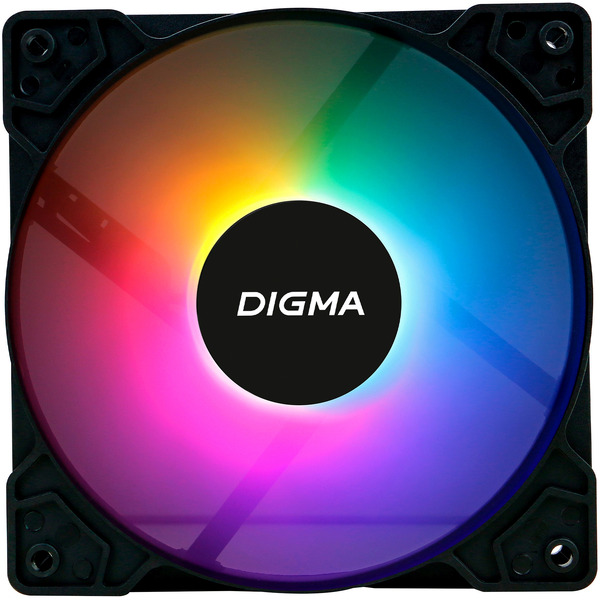 Вентилятор для корпуса Digma DFAN-FRGB1
