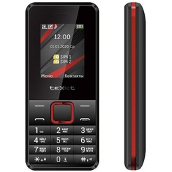 Мобильный телефон TeXet TM-207 (черный/красный)