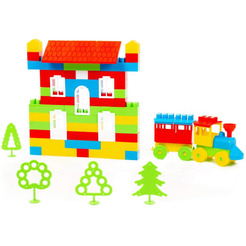 Конструктор Полесье 0583 Строитель Средний