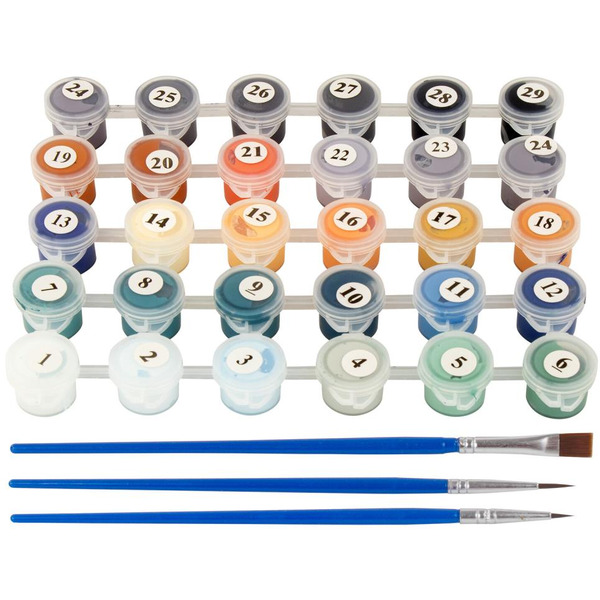 Картина по номерам ОСТРОВ СОКРОВИЩ «Магия неоновых огней. Москва-сити» 662890