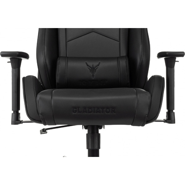 Игровое кресло Knight Gladiator (экокожа черный)
