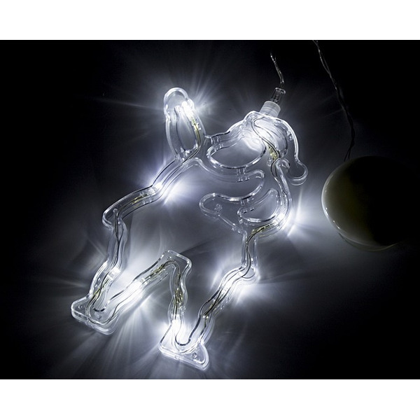 3D-фигура Neon-night Санта Клаус на присоске (501-018)