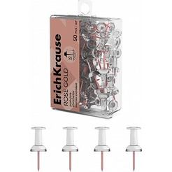 Кнопки силовые Erich Krause Rose Gold 65316 (50 шт)