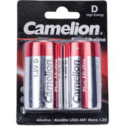 Батарейка Camelion LR20 Plus Alkaline LR20-BP2