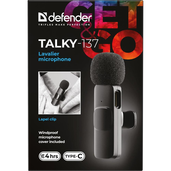 Петличный микрофон Defender Talky-137