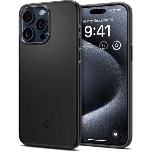 Чехол Spigen Thin Fit для iPhone 15 Pro Черный (ACS06686)