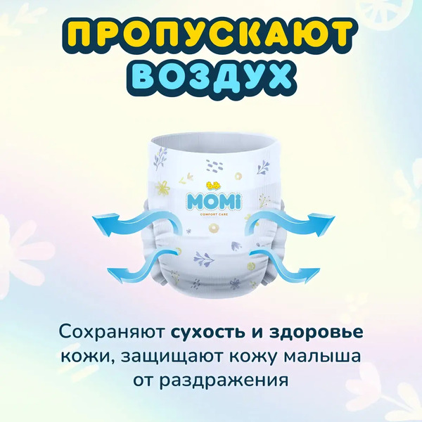 Подгузники-трусики детские Momi Comfort Care Giga М 6-11кг (88шт)