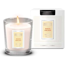 Свеча ароматическая AREON Moon Line White Orchid 120 г (ARE-CML06)