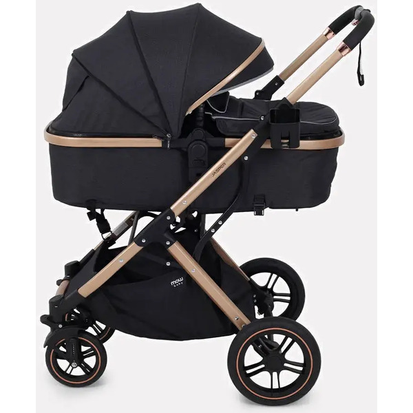 Универсальная коляска MOWbaby Jasper MB022 (3 в 1, черный)