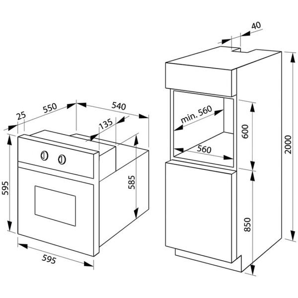 Духовой шкаф HANSA BOEB696010