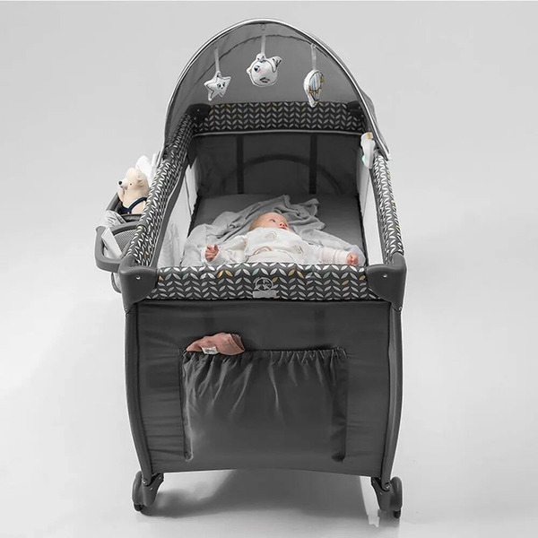 Кровать-манеж Lionelo Sven Plus (Blue Navy)