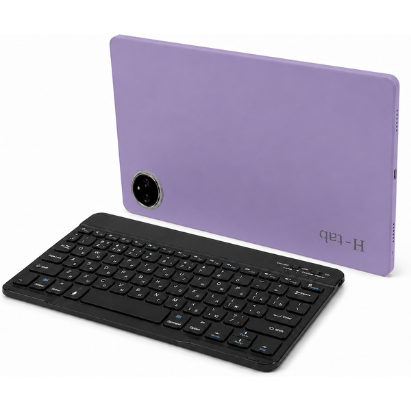 Планшет Horizont H-Tab Crystal 6GB/128GB LTE (с клавиатурой, лавандовый)