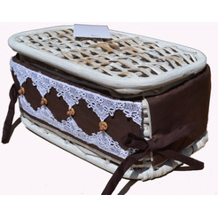 Корзина плетеная с крышкой FIL-SCAN 01-079/XS