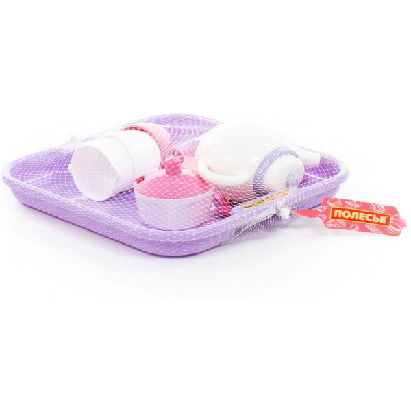 Набор детской посуды Полесье Алиса 58959 (на 2 персоны, в сеточке)