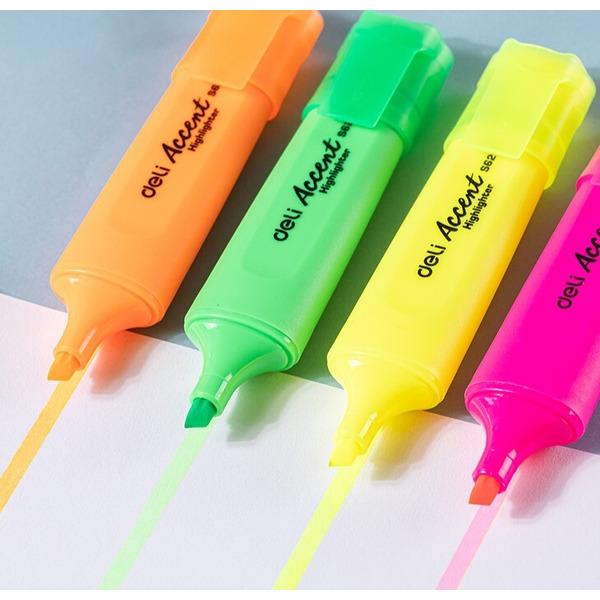 Набор текстовыделителей DELI S622 4 цвета