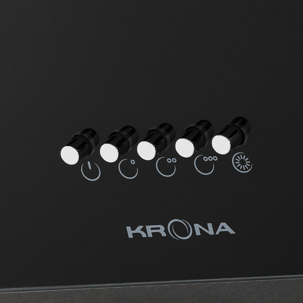 Кухонная вытяжка Krona Polly 600 PB V2 (черный)