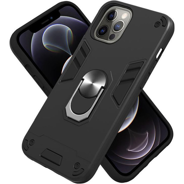 Бампер Bingo Warrior для Apple iPhone 12 Pro Max (черный)