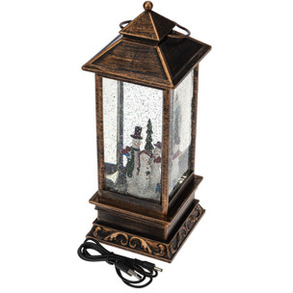 Декоративный фонарь с эффектом снегопада и подсветкой NEON-NIGHT Новый год 501-161