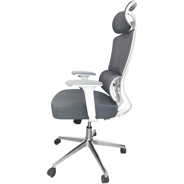 Кресло офисное SITUP PALMA WHITE chrome (сетка Grey/ Grey)