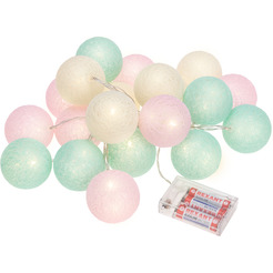 Тайские фонарики NEON-NIGHT 303-078 Перламутр 3.5 м, 20 LED теплый белый