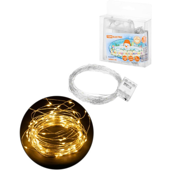 Гирлянда светодиодная TDM SQ0361-0053 "Роса100"