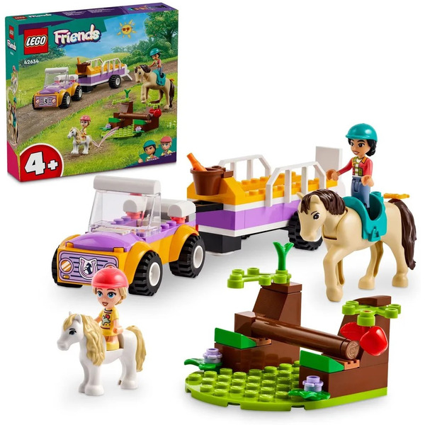 Конструктор LEGO Friends 42634 Трейлер с лошадьми и пони
