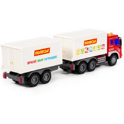 Автомобиль-фургон с прицепом Полесье 93134 Сити