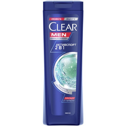 Шампунь и бальзам-ополаскиватель против перхоти для мужчин 2в1 CLEAR VITA ABE Активспорт 200мл