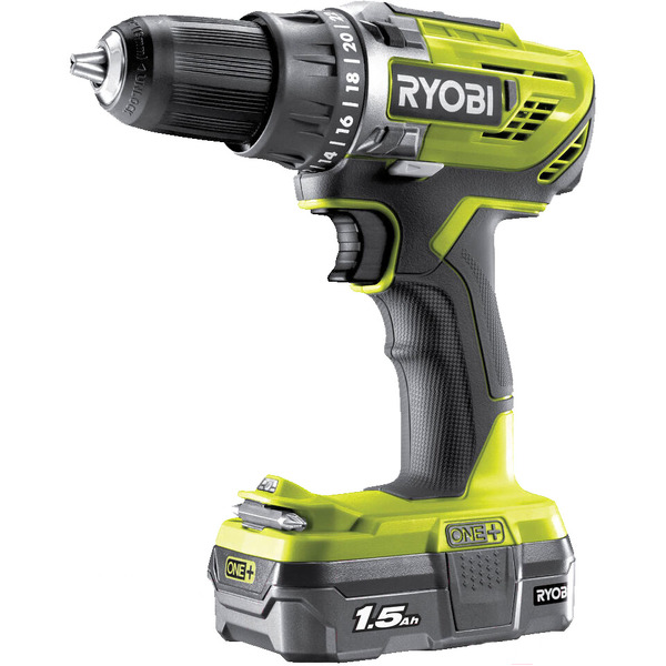 Дрель-шуруповерт Ryobi R18DD3-115S