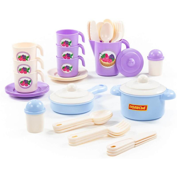 Набор детской посуды Полесье Настенька на 6 персон (V1) 79954