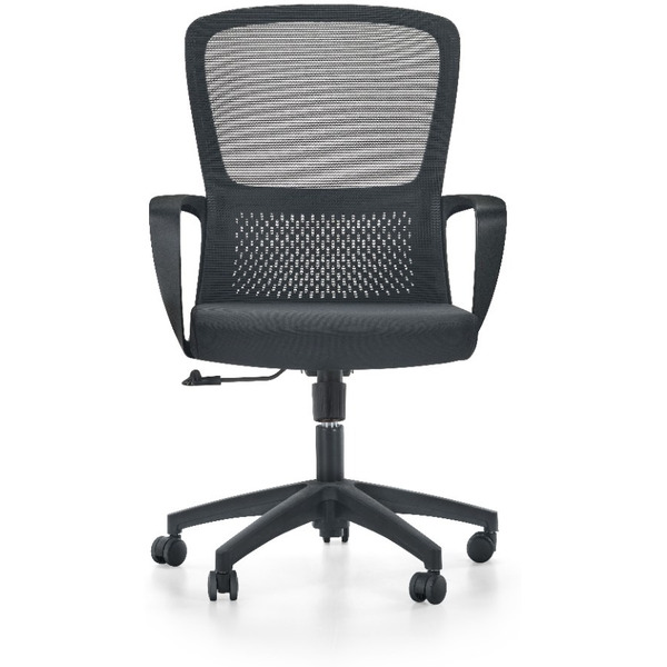Кресло компьютерное SitZone U-069B сетка/ткань, черный, крестов. пластик